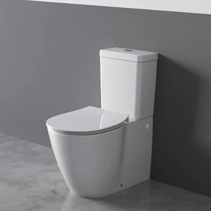 Ideal Standard WC-Sitz Connect, Softclosing Flat, Weiß, Duroplast-Kunststoff, mit stabilen Edelstahlscharniere – Bild 4
