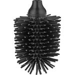 Kela La Brosse Ersatz Wc-Bürstenkopf, Silikon, Schwarz, 12.5cm 8cmØ