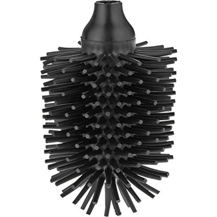 Kela La Brosse Ersatz Wc-Bürstenkopf, Silikon, Schwarz, 12.5cm 8cmØ