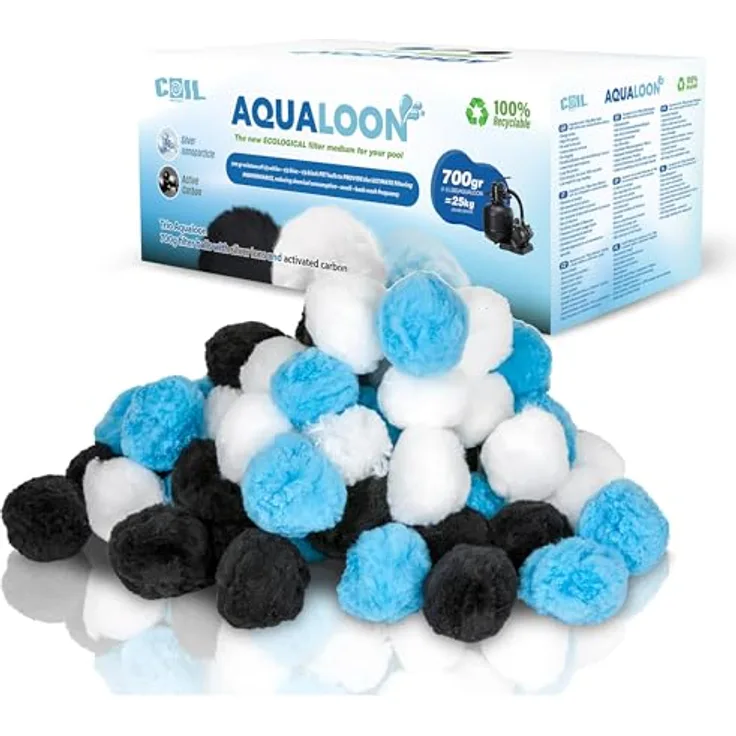 COIL Filterbälle für Sandfilteranlagen, effiziente Alternative zu Quarzsand, verlängert Lebensdauer der Anlage