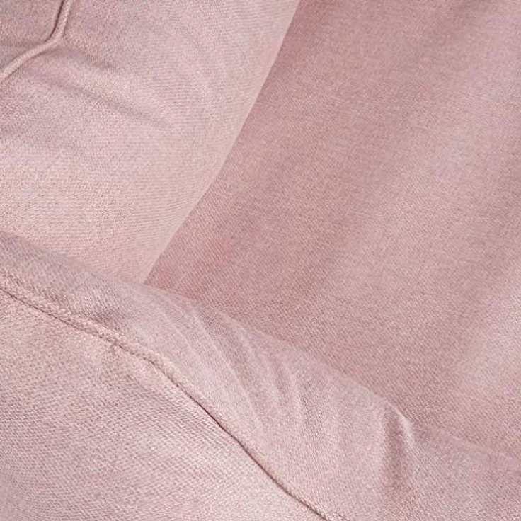 Knuffelwuff Hundebett Emma aus Velours mit feinem Handwebcharakter in Pastellfarben XL 105 x 75cm Rosa – Bild 3