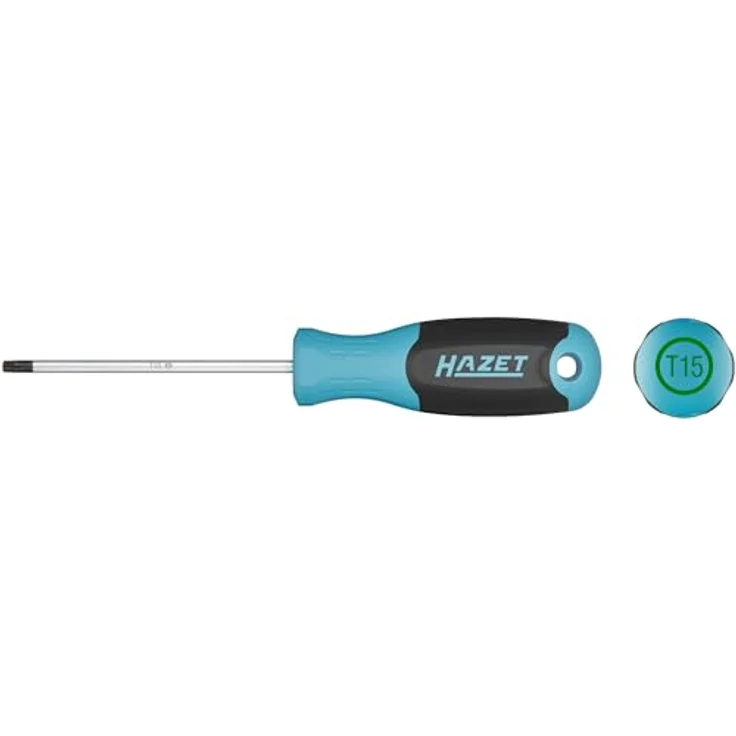 Hazet Schraubendreher 811-T15, Innen TORX® Profil T15, mattverchromte Klinge, rutschfester 3-Komponenten-Griff, 165 mm Länge – Bild 2
