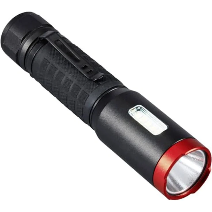 Toolcraft LED Handlampe verstellbar, 1000 lm, mit Magnethalterung, Gürtelclip, Li-Ionen Akku, 5 h Laufzeit – Bild 2