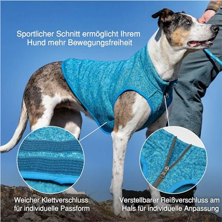 Kurgo Core Sweater, Heather Black in size M - (72984917386) (M, Hundepullover), Hundebekleidung – Bild 3