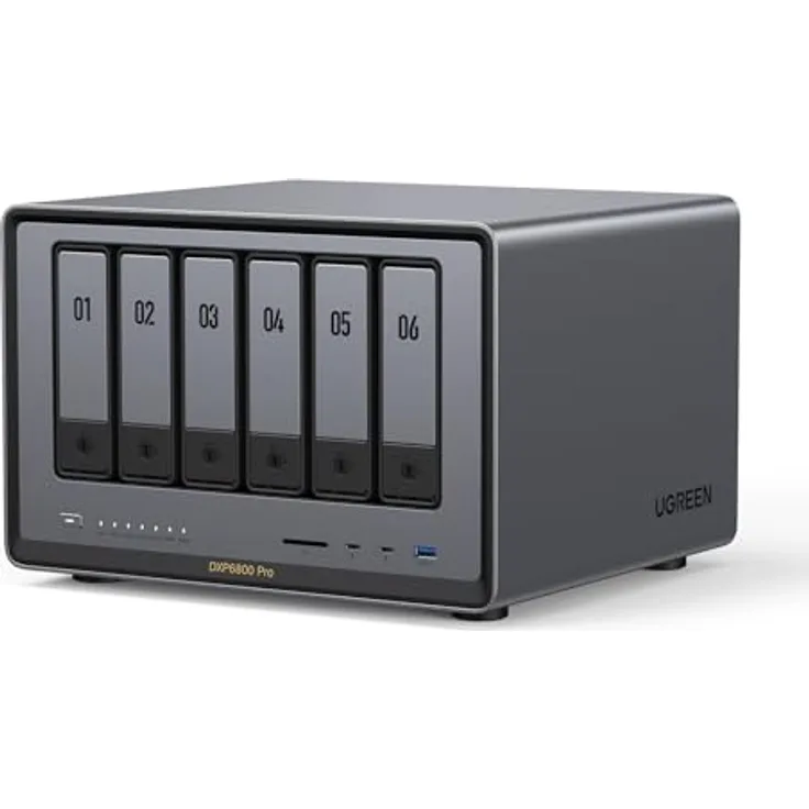 UGREEN NASync DXP6800 Pro 6-Bay NAS (Diskless) mit Intel Core i5-Prozessor der 12. Generation