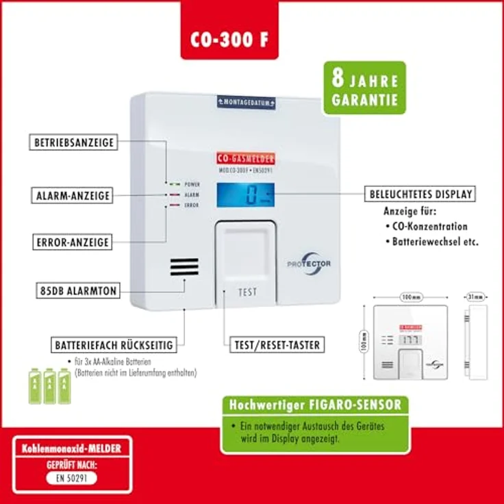 Protector CO-300 F CO-Melder – Bild 5