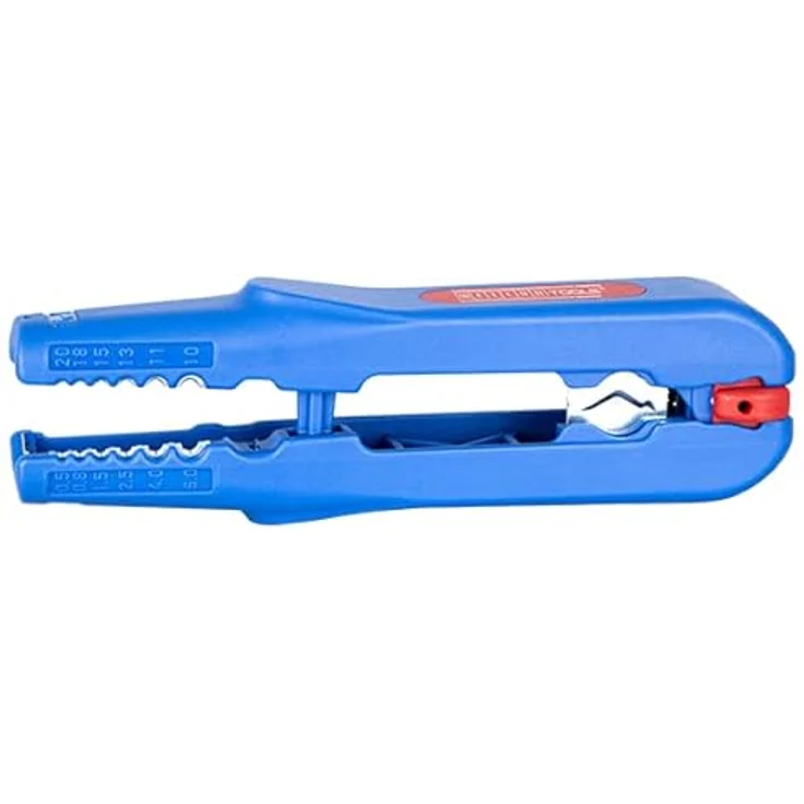 WEICON 51000400 Multi-Stripper No.400 zum Entmanteln & Abisolieren von Kabeln & Leitern, blau-rot, 155mm – Bild 2