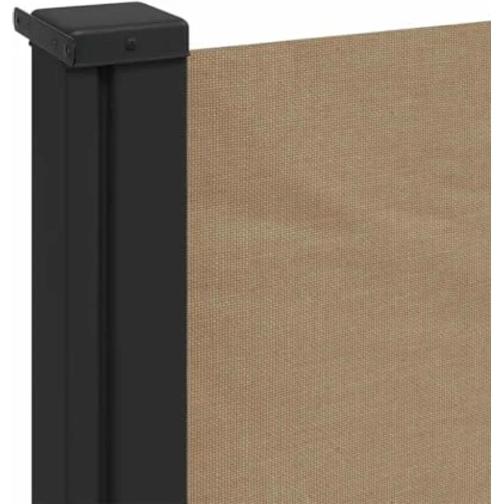 Vidaxl Seitenmarkise Ausziehbar Taupe 100x500 cm, Wasserfest, UV-beständig, Stahl und Aluminium Rahmen – Bild 7