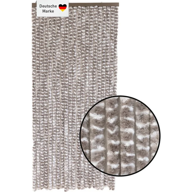 Lemodo Insektenschutz-Vorhang Flauschvorhang 90x200cm, Fliegenschutz, Hitzeisolierend, BxL: 90x200 cm, verschiedene Farben