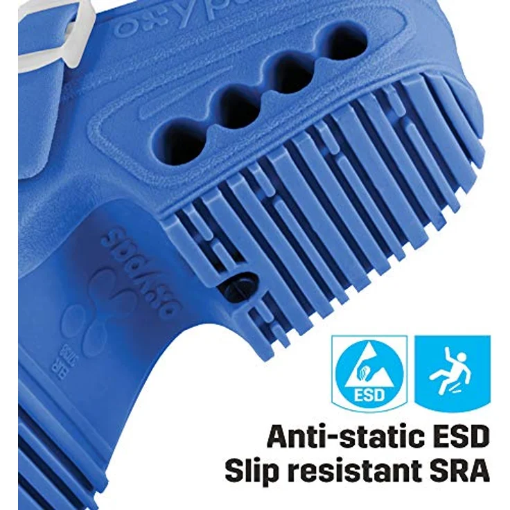 Safety Jogger OXYCLOG, Sicherheitsschuhe, autoklavierbar, ESD, SRA rutschfest, blau, Größe 39 – Bild 3