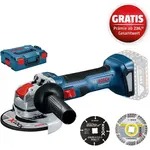 Bosch Professional GWX 18V-7, Akku-Winkelschleifer 18V mit bürstenlosem Motor, 125 mm Scheibendurchmesser, kompatibel mit AMPShare Akku-System
