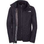 The North Face Doppeljacke M EVOLVE II TRICLIMATE JACKET TNF BLACK, atmungsaktiv, wasserdicht, HyVent Material, Polartec Fleece