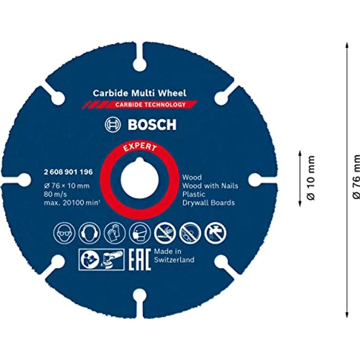 Bosch EXPERT 76mm Trennscheiben Aktionsset inkl. Mini L-Boxx – Bild 5