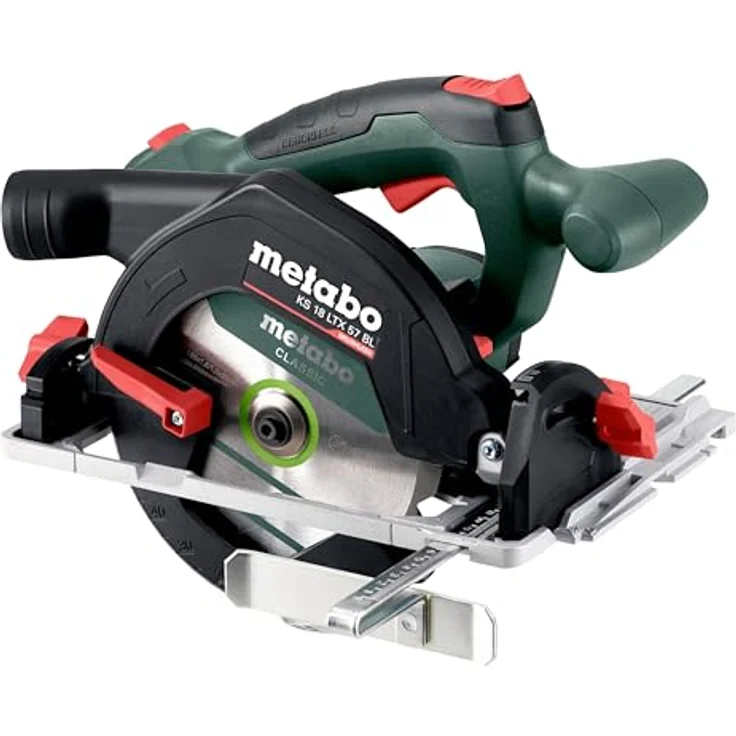 Metabo Akku-Handkreissäge KS 18 LTX 57 BL in Metabox, ohne AKKU, mit Kappschiene, mit Auslaufbremse, Kreissäge, Säge 691223000 – Bild 5