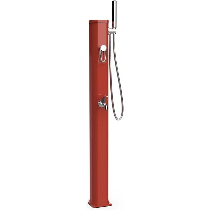 Formidra Jolly Go2 Solardusche 20 Liter Gartendusche Außendusche Aluminium Terrakotta