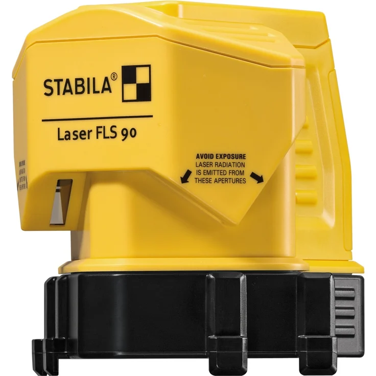 STABILA Bodenlinien-Laser FLS 90, exakter 90-Grad-Winkel am Boden, Reichweite Laserlinie 15 m, Schutzklasse IP 54, Umsteck-Sockel, Zielplatte, Tasche – Bild 3