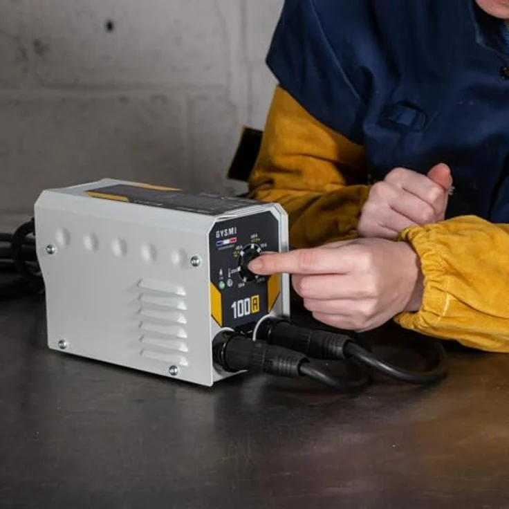 GYS GYSMI 100 A, einphasiges Schweißgerät mit MMA, 100 A, Arc Force, Hot Start, Antiticking, Elektrodenhalter und Massekabel, 230 V – Bild 5