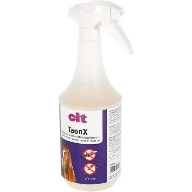 Kerbl Fellpflege Spray TaonX 321571, Repellentspray mit 6 Stunden Schutz gegen Bremsen und Stechmücken, 500 ml