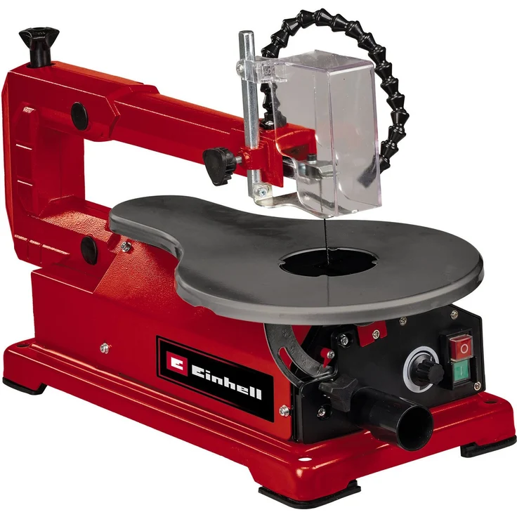Einhell Dekupiersäge TC-SS 406 E, Set, 4-St., Bandsäge mit 120 Watt Leistung und neigbarem Arbeitstisch – Bild 1