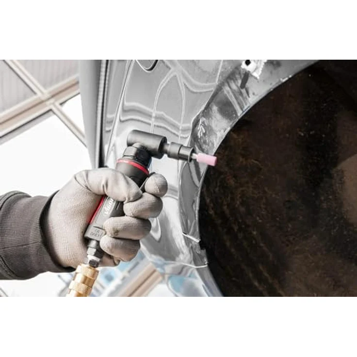 Vigor Druckluft-Stabschleifer, max. 20.000 U/min, 3 und 6 mm Spannfutter, 0,45 kg, inkl. Kälteisoliergriff, 6,3 bar – Bild 4