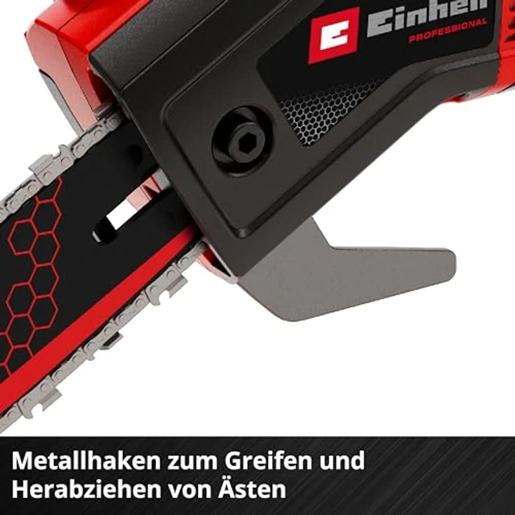 Einhell Akku-Hochentaster GP-LC 18/20 Li T BL-Solo, professioneller Baumschnitt mit 18 cm Oregon Schwert und bürstenlosem Motor, ohne Akku und Ladegerät – Bild 9