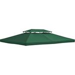 Outsunny Ersatzdach Pavillondach für Metallpavillon Gartenpavillon Partyzelt Gartenzelt Polyester 3x4m Grün