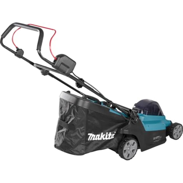 Makita LM003G, Akku-Rasenmäher mit 38 cm Mähbreite, 40V Max 4.0Ah Li-Ion, zentrale Höhenverstellung mit 8 Schnitthöhen – Bild 2