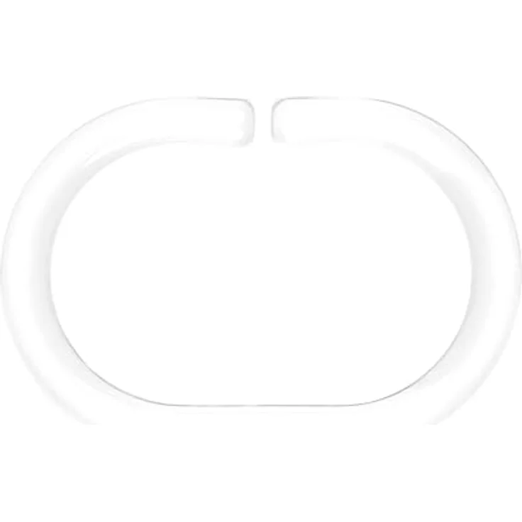 Your Day Mate GmbH Duschvorhang Ringe klar, 24 Pack, Transparent, 4.6 x 2.9 cm Innendurchmesser für Duschvorhangstangen, Duschringe, aus stabilem Kunststoff, Ringe für Duschvorhang, glasklar Duschvorhangringe, Haken – Bild 10