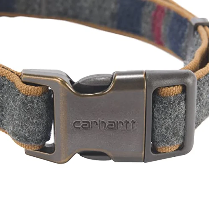 Carhartt Hunde-Halsband Blanket Stripe P000461, wasserabweisend, 100% Nylon Cordura®, verstellbar, mit Metall D-Ring – Bild 3
