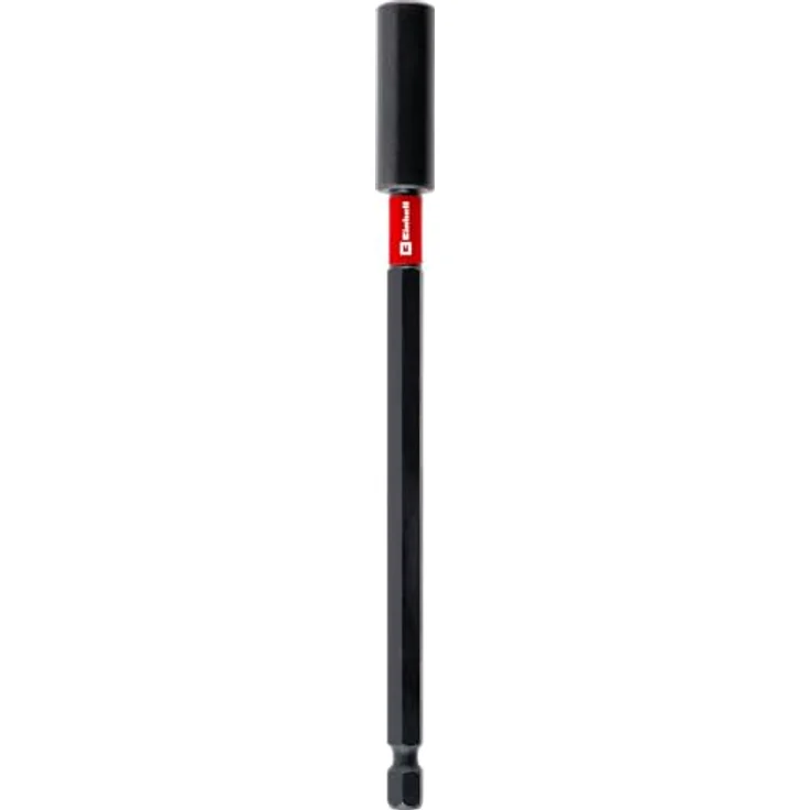 Einhell Impact-Magnetbithalter 1/4" E 6.3, lang, 150 mm, Chrom Vanadium, mit Torsionszone und Dauermagnet, roter Farbring – Bild 1