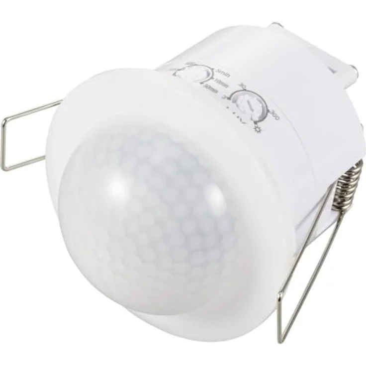 Sygonix SY-6733034, Decken-Bewegungsmelder Unterputz 360° Relais, Weiß, IP54, präzise Bewegungserkennung – Bild 3