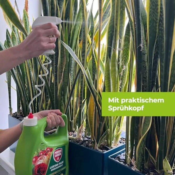 PROTECT GARDEN Lizetan Plus Schädlingsfrei AF, 3 l Spray, Gelb - Effektive Schädlingsbekämpfung an Zierpflanzen, Rosen, Obst und Gemüse – Bild 3