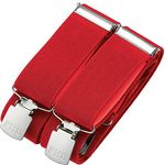 FHB Hosenträger ACHIM, rot, Gr.120cm