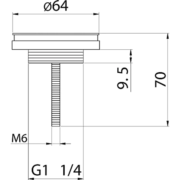 Differnz Flat Waschbecken-Set, kompakte Waschschüssel 38x24x7 cm für moderne WC-Räume – Bild 7