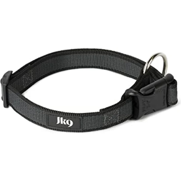 JULIUS-K9 225CG Color & Gray Halsband, 25mm*39-65 cm, verstellbar, schwarz-grau – Bild 2
