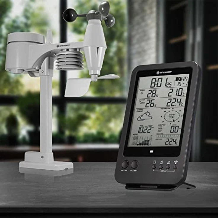 Bresser wetterstation 5-in-1 12 x 19 cm schwarz-weiss – Bild 2