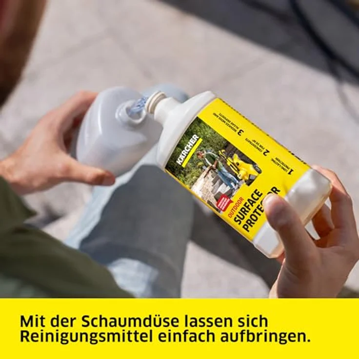 Kärcher Hochdruckreiniger K 3 FJ Home, Hochdruckschlauch 6m, Vario Power-Strahlrohr (VPS), Dreckfräser mit rotierendem Punktstrahl, inkl. Home Kit, blau – Bild 5