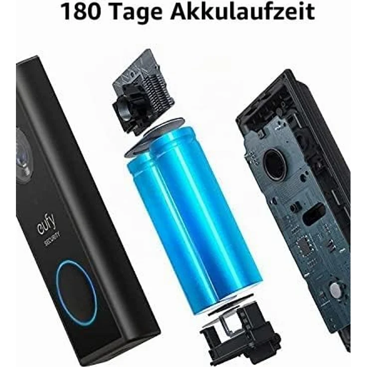 eufy Security 2K HD Kabellose Sicherheitskamera mit integrierter Türklingel, 6 Monate Akku-Laufzeit und 4:3 Bildverhältnis – Bild 4