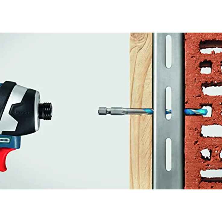Bosch Multiconstruction Bohrer HEX-9 550100, Betonbohrer 5 mm Durchmesser, 100 mm Länge, grau – Bild 4