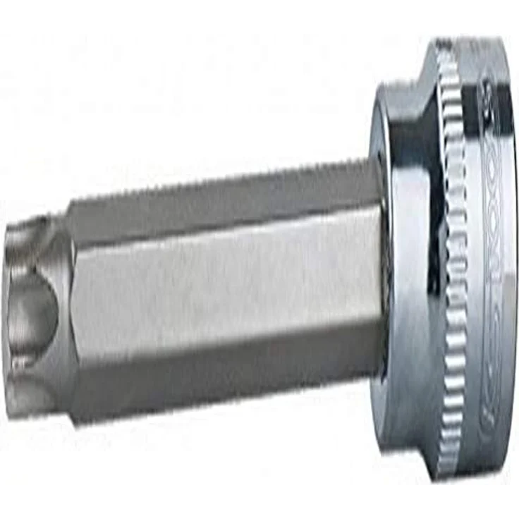 KS Tools Schraubendreher, lange Torx-Ausführung mit Innenvierkantantrieb, hochglanz verchromt, Chrom Vanadium, 120 g – Bild 1