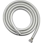 B-Home Brauseschlauch Premiumqualität, ½“ Anschluss, Anti-Kratz-Oberfläche, Messing-Köpfe, weiß