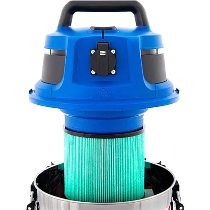 Hyundai Nass- / Trockensauger VCWD1620E, 1600 W, 20l Edelstahltank, Master-Slave-Funktion, HEPA-13-Filter – Bild 3