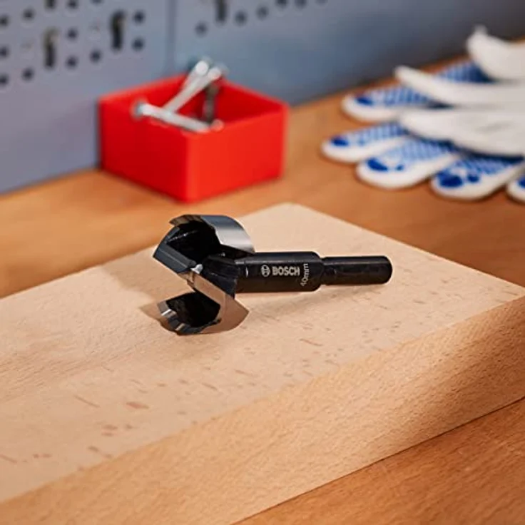 Bosch Forstnerbohrer 40 mm, Präzisionsbohrer für Holz, Gesamtlänge 90 mm, geeignet für Hart- und Weichholz – Bild 7