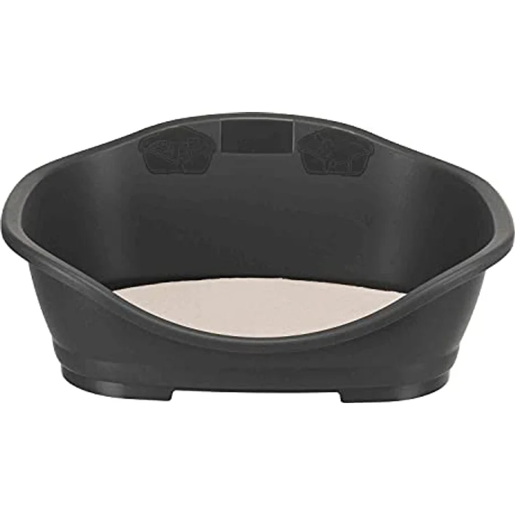 Trixie 38811 Kunststoffbett Sleeper, 56,5 X 42 X 24 cm, dunkelgrau – Bild 1