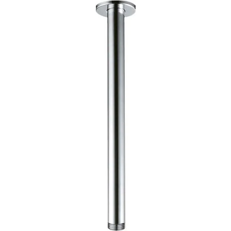 Aloni Kopfbrause A13, Chrom 1/2" 30, Brausearm für Wand- und Deckenanschluss – Bild 1