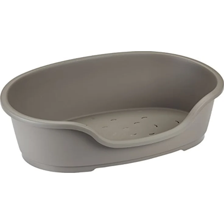Karlie Haustierkorb Domus L: 70 cm B: 54 cm H: 24 cm warm-grau 70 cm Innenfläche – Bild 1