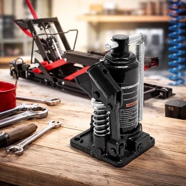 Wiltec Hydraulikzylinder für Motorradheber, Ersatzteil für Hydraulik Montagebock und Montageständer, passend für ATV (Art. 50799) – Bild 5