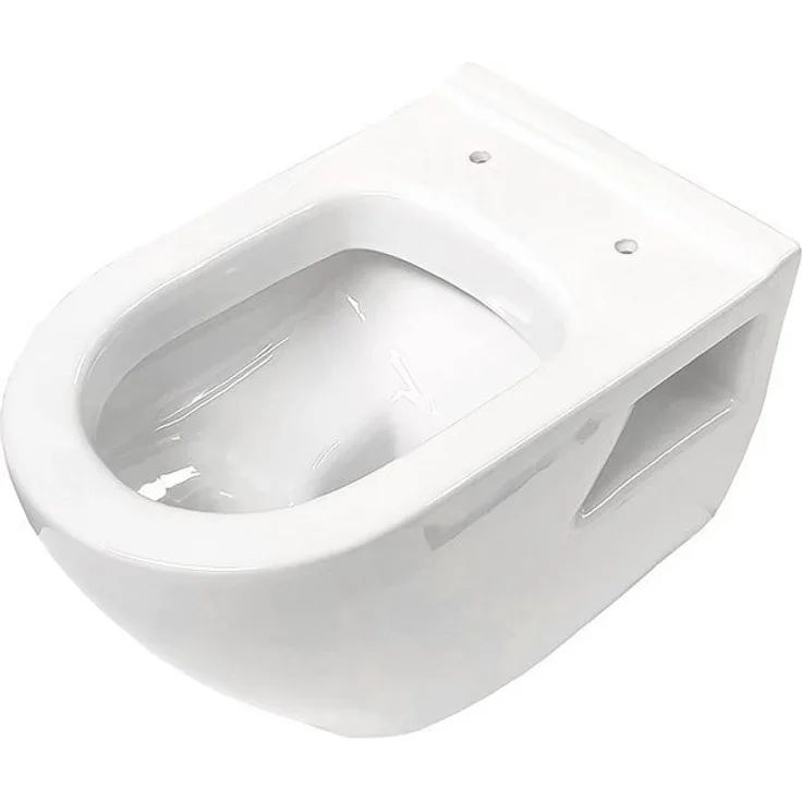 Aloni Tiefspül-WC AL5509, wandhängend, Abgang waagerecht, weiß