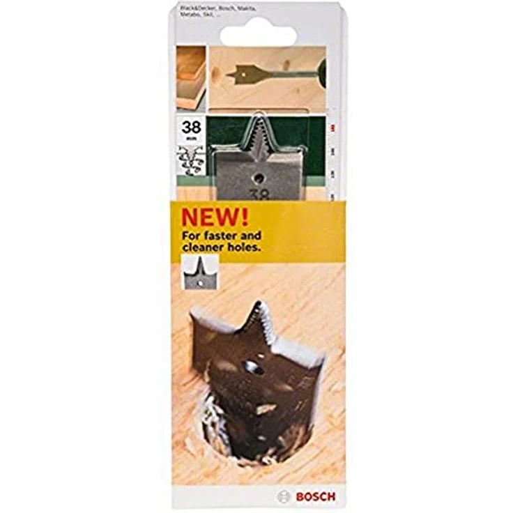 Bosch DIY Flachfräsbohrer Self Cut, Holzbohrer mit 1/4"-Sechskantschaft (Ø 38 mm), selbstzentrierende Gewindespitze – Bild 1