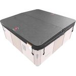 CANADIAN SPA CO. Poolabdeckung eckig, 198x198 cm, grau, Isolierabdeckung für Whirlpool, Abdeckung für Pool wasserdicht und UV-beständig